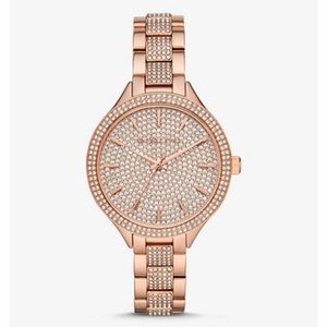 Michael Kors Rose Gold diamond watch